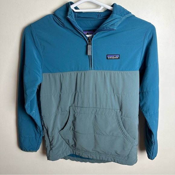 Patagonia Men's Pack In Pullover Hoody Hoodie Blue Gray Grey Men's size Medium - Picture 1 of 11